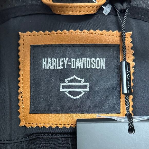 Harley-Davidson Women's Pursuit Triple Vent Leather Jacket -  97025-23VW - Picture 2 of 9